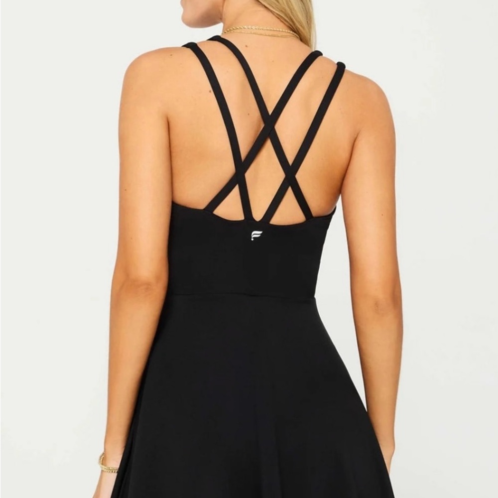 Fabletics Boost Performance Mini Dress Black XS - image 2